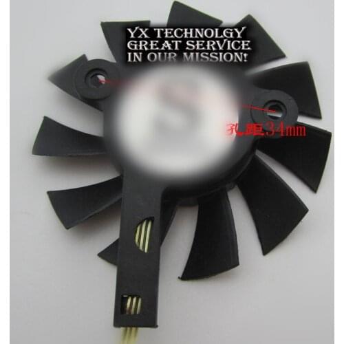 New 6010 Computer graphics radiator silent fan leaves 3-pin motherboard 58mm diameter