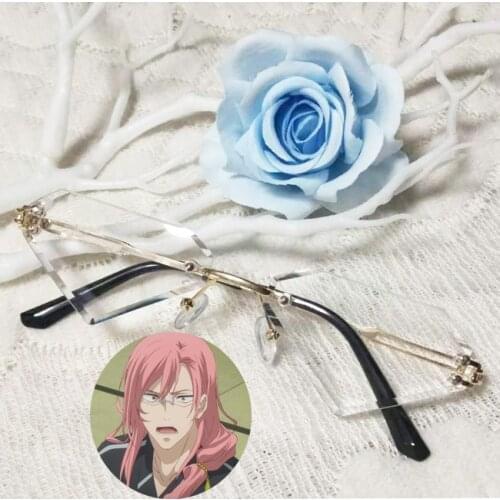 SK8 the Infinity Cherry Blossom Kaoru Sakurayashiki Cosplay Eyeglasses Anime Eye Glasses Halloween Costume Prop Eyewear