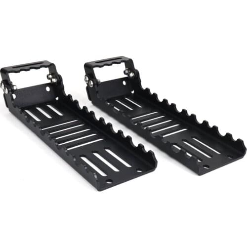 ATV Foot Pegs Fit For Grizzly Scrambler Renegade Outlander CNC Aluminum Foot Peg Footrests Footpeg Pedal