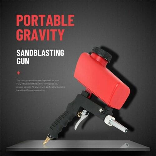 700cfm Sandblasting Gun Portable Mini Aerodynamic 90psi Power Tool Sand Blasting Machine Adjustable Pneumatic Sandblasting Set