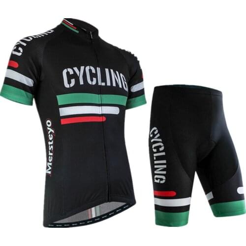 Mersteyo Pro Team Cycling Jersey Breathable Short Sleeve Bicycle Cycling Clothing Ropa Ciclismo Mountain Sport Bike Jersey Sets