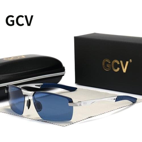 GCV Ultralight Frame Polarized Sunglasses Eyewear Men Male fashion Sports Style Driving fishing Male Outdoor Travel UV Goggles