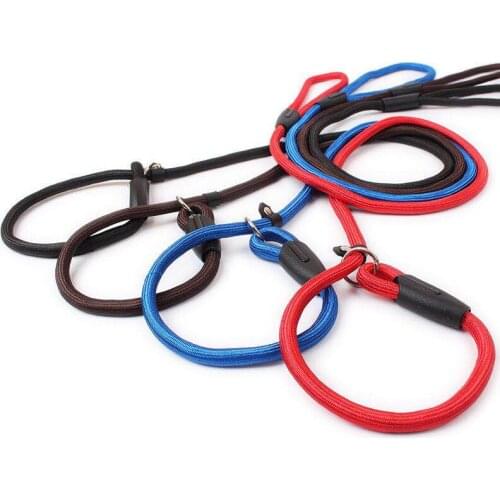 High Quality Dog Harness Collar Lead Pet Dog Leash Rope Nylon Adjustable Training Lead Pet Dog Leash Dog Strap Rope Traction