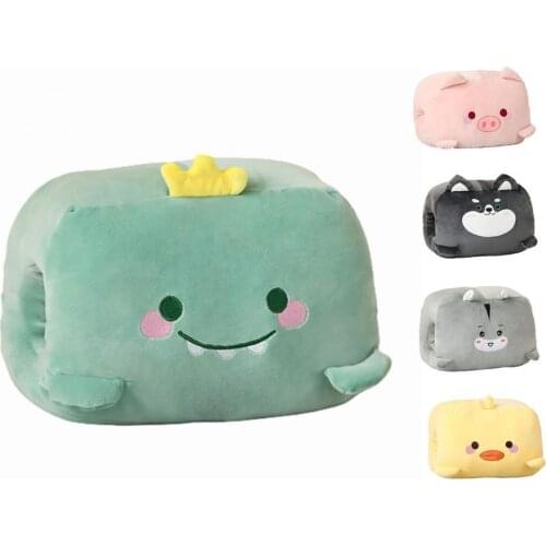 Winter Hand Warmer Cartoon Animal Plush Soft Stuffed Doll Ornament Pillow Toy