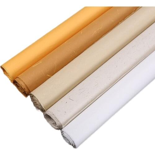 10pcs Painting Fiber Xuan Paper Colorful Yunlong Mulberry Paper Handmade Calligraphy Raw Rice Paper Rijstpapier Papel Arroz