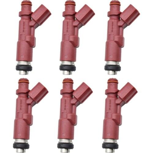 6Pcs/set Fuel Injector Nozzle 23250-97401 23209-97401 for 04-06 Toyota Avanza F601RM K3VE 1.3L Daihatsu Terios 23