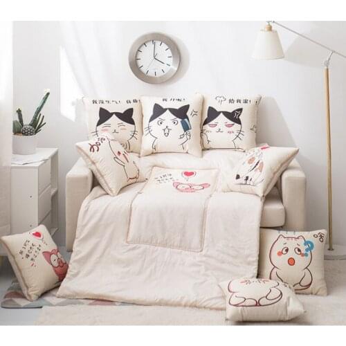 Nordic Throw Pillow Quilt Dual-use Sofa Car Cushion Pillow Office Lunch Break Air Conditioning Quilt Gift Cute Pillow Pillow