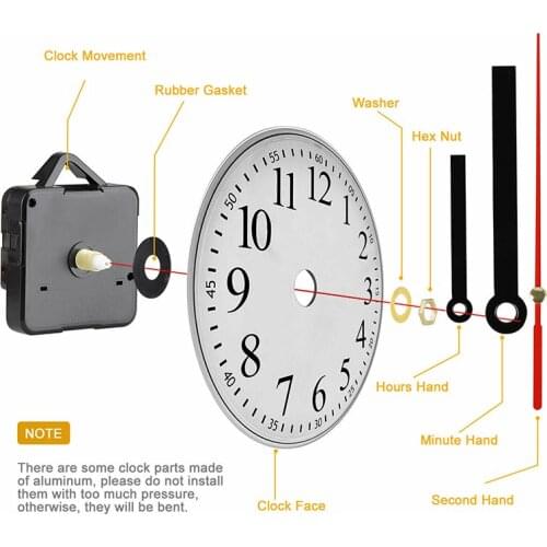 DIY Silent Wall Quartz Clock Movement Mechanism Replacements Hands Clock Repair Tools Clock Movements Kit