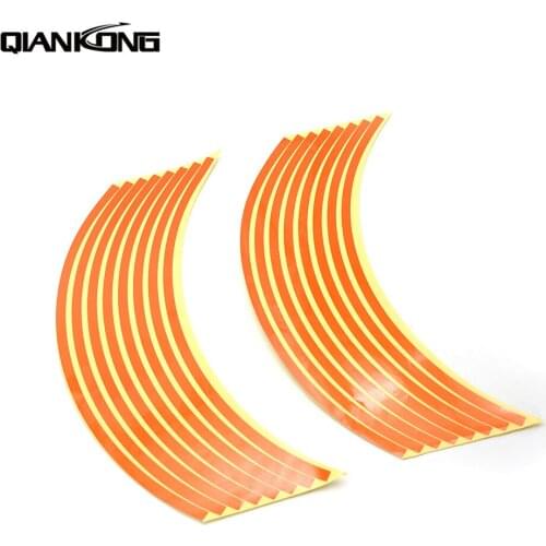 For SUZUKI GSR 600 750 GSXS750 GSXR1000 GSXR 600 750 YAMAHA TDM900 XJ6 Motorcycle Wheel Sticker Reflective Decals Rim Tape Bike