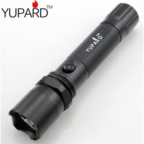 YUPARD 3W flashlight torch lamp 18650 rechargeable battery 3 modes camping lantern outdoor sport