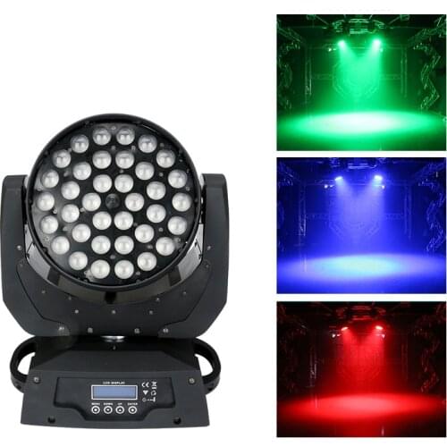 Hot sale LED Moving Head Wash Light LED Zoom Wash 36x12W RGBW Color DMX Stage Moving Heads Wash