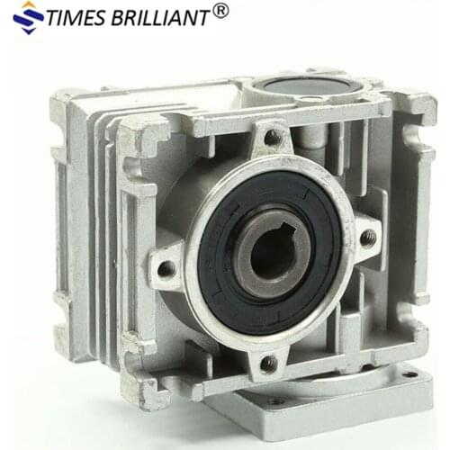 China stepper worm gear NMRV040 1:80 strong self-locking worm gear box