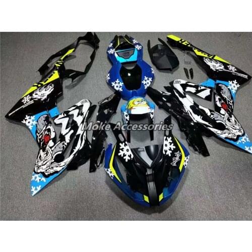 Fairings Kit Fit For S1000rr 2015 2016 2017 2018 Bodywork Set High Quality ABS Injection Blue White tiger Winter