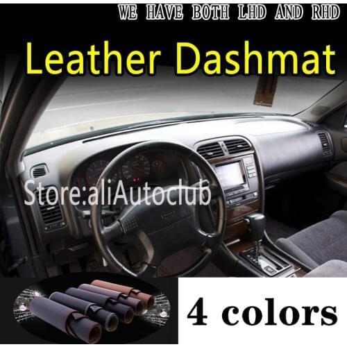 For Nissan Cedric Y33 1995 1996 1997 1998 1999 Leather Dashmat Dashboard Cover Dash Mat Carpet custom Car styling Accessories