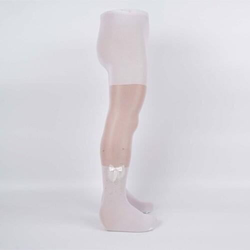 Melva Axle. Thin Baby Tights Cotton Pantyhose socks White Single