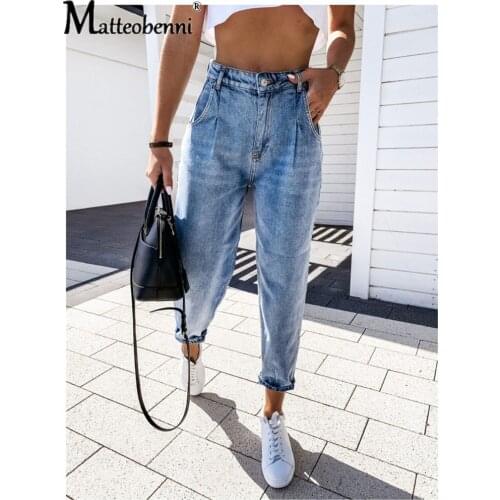 2021 Spring and Autumn Women New Denim Pants Ladies Retro Solid Sexy High Waist Jeans Fashion Casual Streetwear Jeans S-2XL