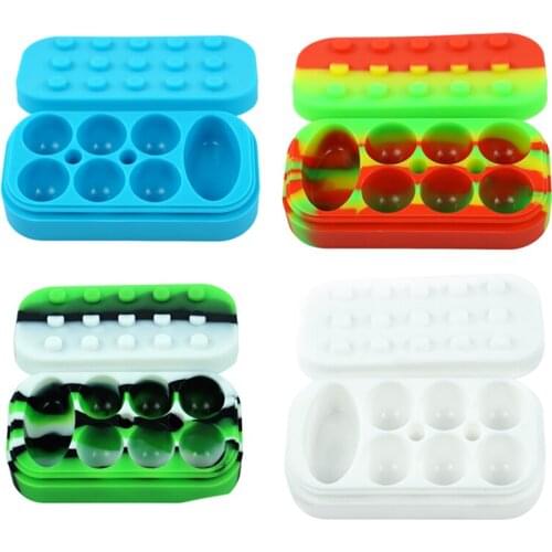 34ml Silicone Container Nonstick Storage Box for Oil Wax Dab Jars Concentrate Case for Slick Oil Smoking Accessories Gift