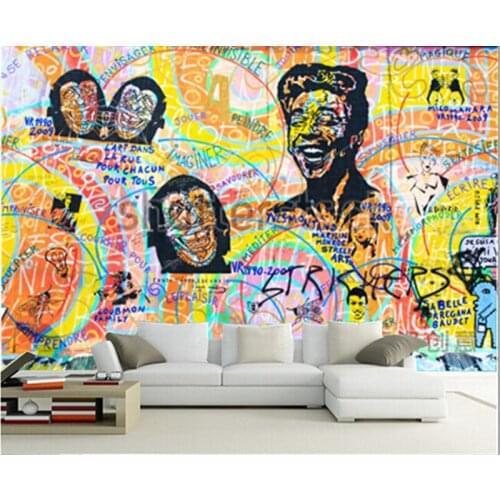 Custom 3D large mural,Graffiti wall paper restoring ancient ways papel de parede ,living room sofa TV wall bedroom wall paper