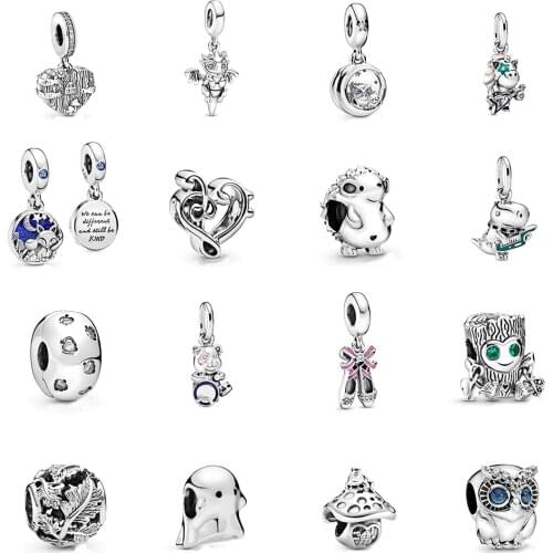 Autumn Series 1:1 S925 New Silver Popular Hot Selling Pendant Accessories Suitable For Original Womens Bracelets Diy Jewelry