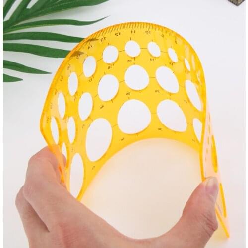 Ellipse Oval Template Geometry College Math Measuring Tool Stencil Ruler Student