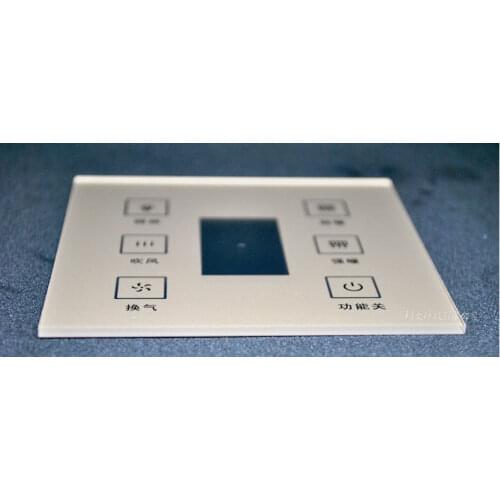 Custom acrylic PMMA PCPVC tags nameplate brand instrument electrical control switch panel display window touch lens screen pr