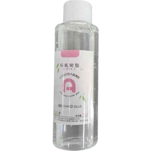 Transparent Crystal Clear Epoxy Resin Glue Kit A B Glue Set for DIY Jewelry Crafts Resists Yellowing JS22