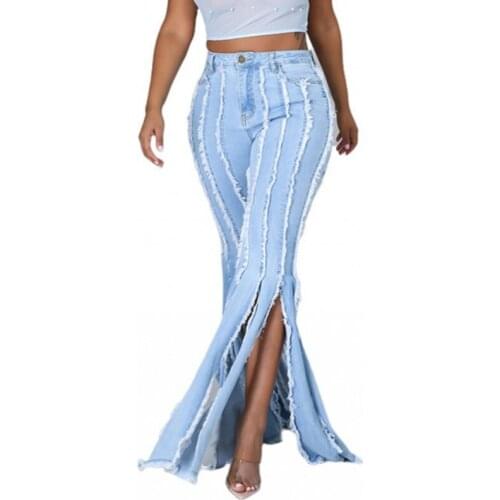 Женские джинсы клеш Ropa Mujer China At AliExpress