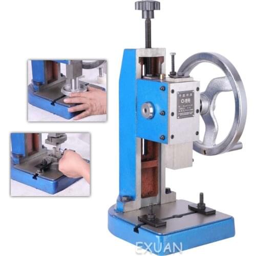 Hand plate punch JA-2-1.5T hand plate punching machine/manual turntable press/desktop press, can position industrial precision