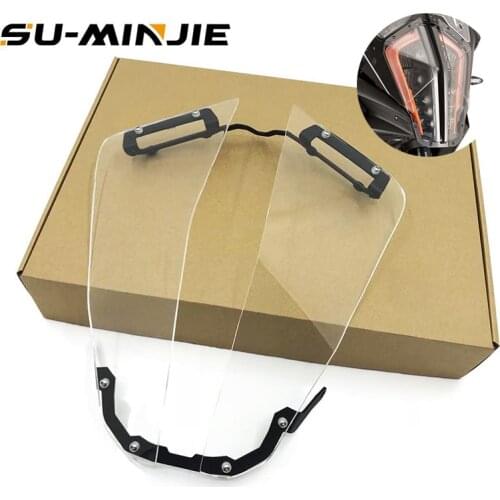 SU-MINJIE FOR KTM 1290 super adventure R 1290 super adventure S Transparent Headlight Guard Headlight Protector