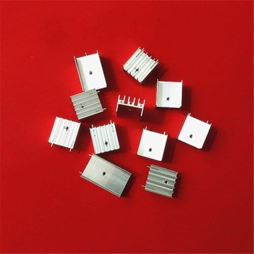 TO220 Transistor 7805/12 High Quality Aluminum Heat Sink 23x15x25-50mm