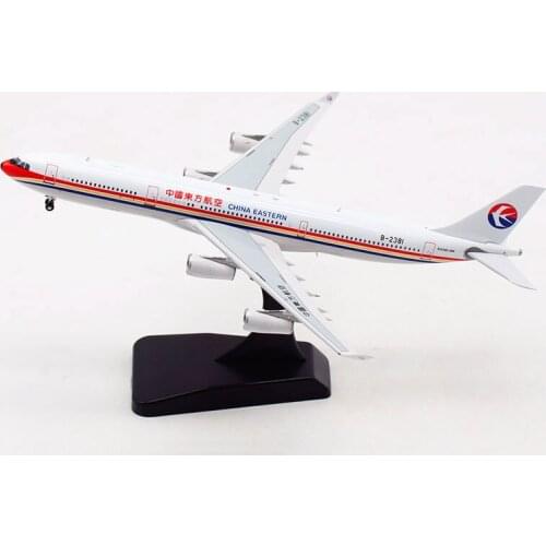 1:400 Scale Eastern Airways A340-300 Airlines Model with Base Alloy Aircraft For Collectible Souvenir Show Gift Toys