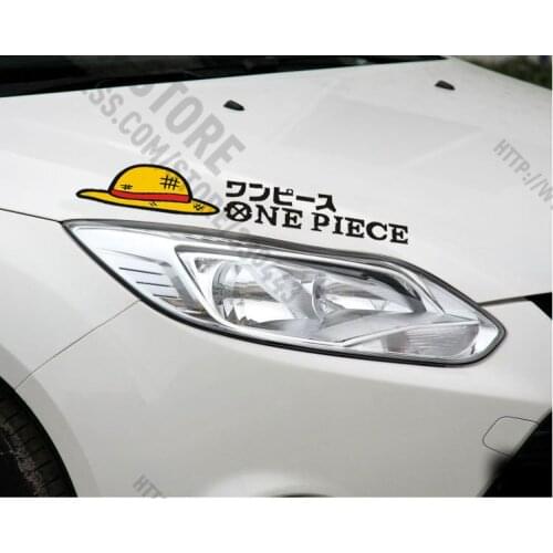 1 Pair One Piece Car Stickers Car Head Decoration Accessories Stickers For Golf MK7 Mazda CX 5 Jetta MK6