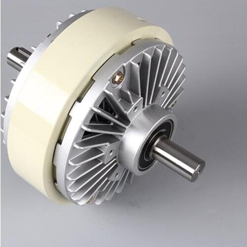 2.5kg 25N.m Dual-axis Magnetic Powder Clutch Electromagnetic Powder Inflatable Shaft