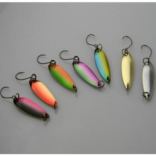 Free shipping 1.8g 30pcs/lot fishing shad lure fishing blade metal spoon trout lure tackle fishing spinners spoon bait fishing