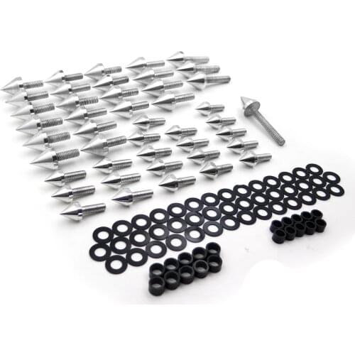 Aftermarket free shipping motorcycle parts Spike Fairing Bolts Silver For 99-00 Honda CBR 600 F4 01-07 CBR 600 F4i Motorcycle