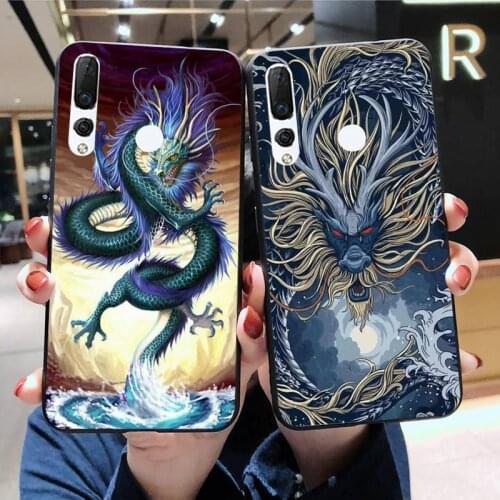 Chinese Dragon Art Phone Case Huawei Y6P Y8S Y8P Y5II Y5 Y6 2019 P Smart Prime Pro