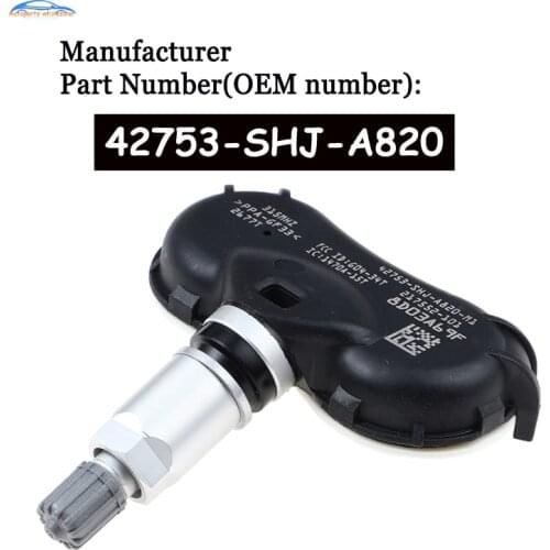 For Honda Odyssey Ridgeline Element TPMS Tire Pressure Sensor Monitor 315MHZ 42753-SHJ-A820 42753SHJA820