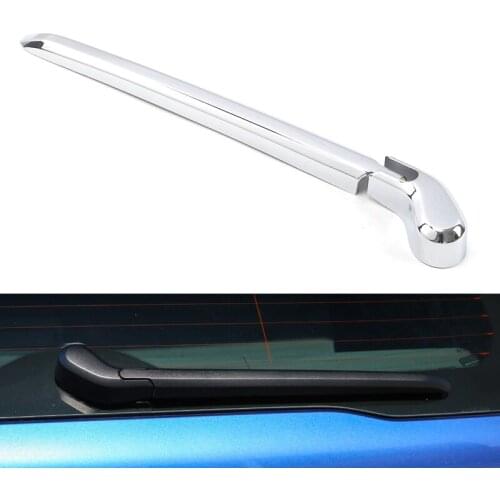 Chrome For Volvo XC60 2018 2019 Rear Window Windshield Wiper Cover Frame Decorative ABS Trim