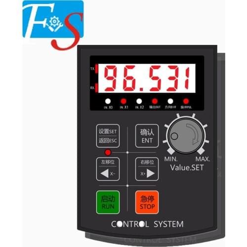 Motor Controller HF020 five-digit display positive and negative limit communication stepper/servo motor motion control module