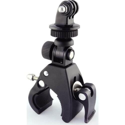 Motorcycle Bike Handlebar Mount Clamp w/ Tripod Adapter for GoPro Hero 1 2 3 3