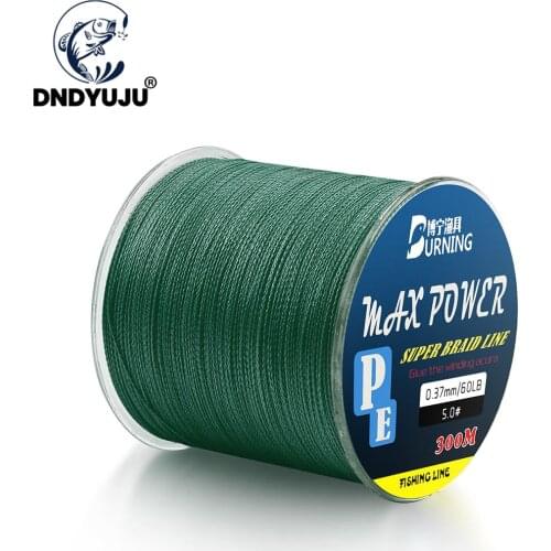 DNDYUJU 300M PE Fishing Line 4 Strands Braided Fishing Line 10LB 50LB 60LB 70LB 80LB 90LB Multifilament Fishing Line Smooth