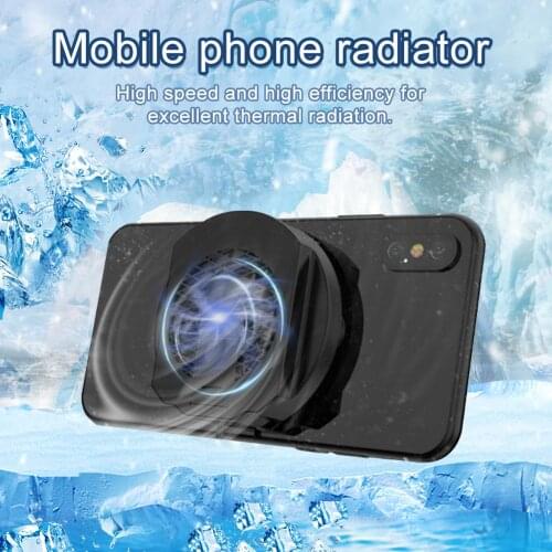 Mobile Phone Radiator Gaming Universal Phone Cooler Adjustable Portable Fan Holder Heat Sink for Phones Tablets