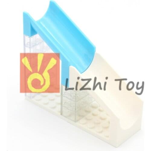 Moc 27976 Slide Playground 4x6x6 Straight Building Bricks Block Compatible with All Brands Assembles Particles Street View