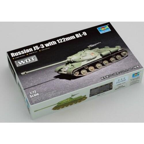 Trumpeter 07163 1/72 Russian JS-3 Tank with BL-9 Gun Barrel Static Model Kit TH05618-SMT6