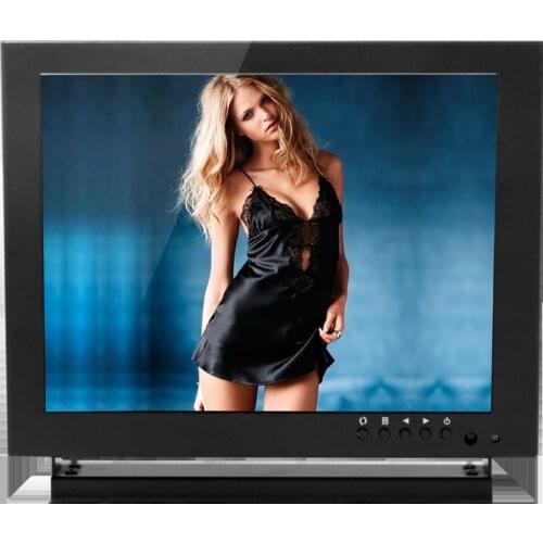 12.1 inch monitor monitor 4:3 front screen metal shell high-definition industrial security monitor
