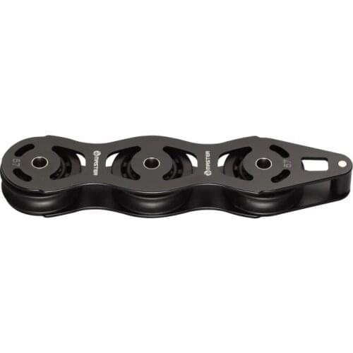 Marine Boat Yacht Sailboat Dinghy 40mm 1.57 Inch Aluminum Organizer 3 Sheaves Big Boat Block Master ALC-0403F