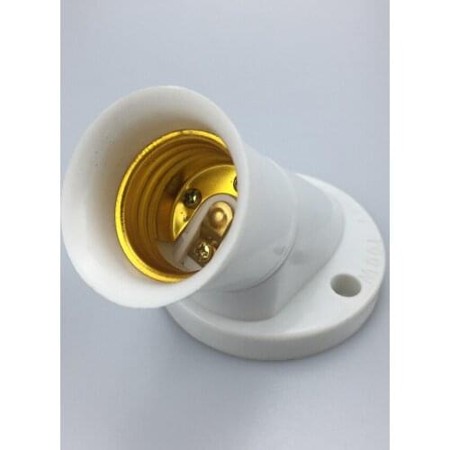 E27 Oblique Lamp Holder Light Socket Base, Ceiling Light Fixture Lamp Holder Converter Light Bulb Base Lamp Socket Adapter