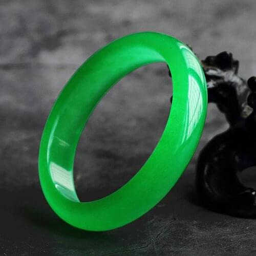 Natural Myanmar green jade bangle handcarved jadeite jade bangle real jade bracelets natural jade stone