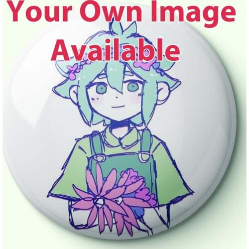 OMORI Basil Create Your Own Personality Soft Pin Fashion Cute Lapel Pin Gift Jewelry Cartoon Metal Clothes Decor Hat Funny