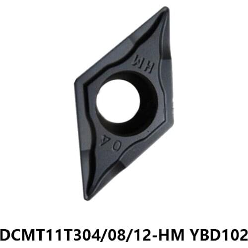 Original DCMT11T304-HM DCMT11T308-HM DCMT11T312-HM YBD102 Carbide Inserts Lathe Cutter DCMT 11T304 11T308 11T312 Turning Tools